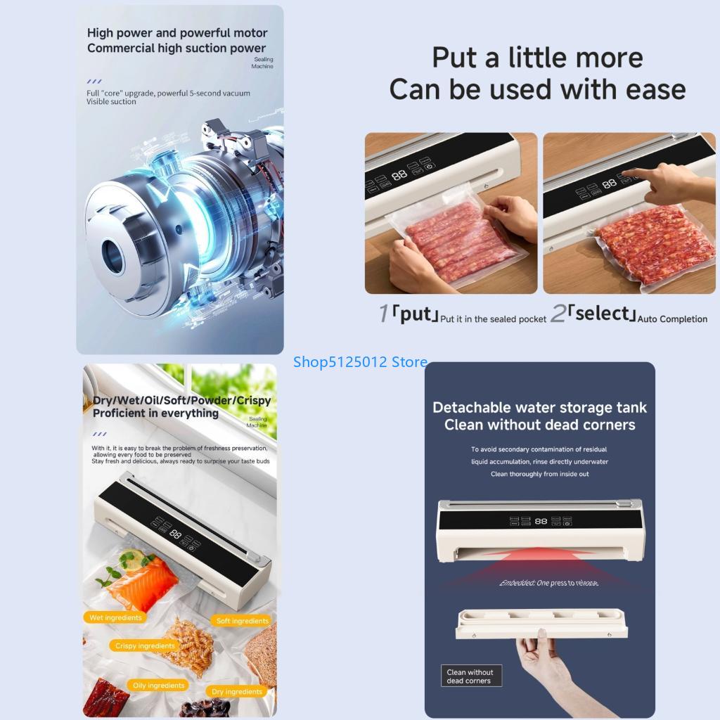 Kitchen Gadgets For Small Kitchens - G8TC Macchina per sigillare sottovuoto automatica