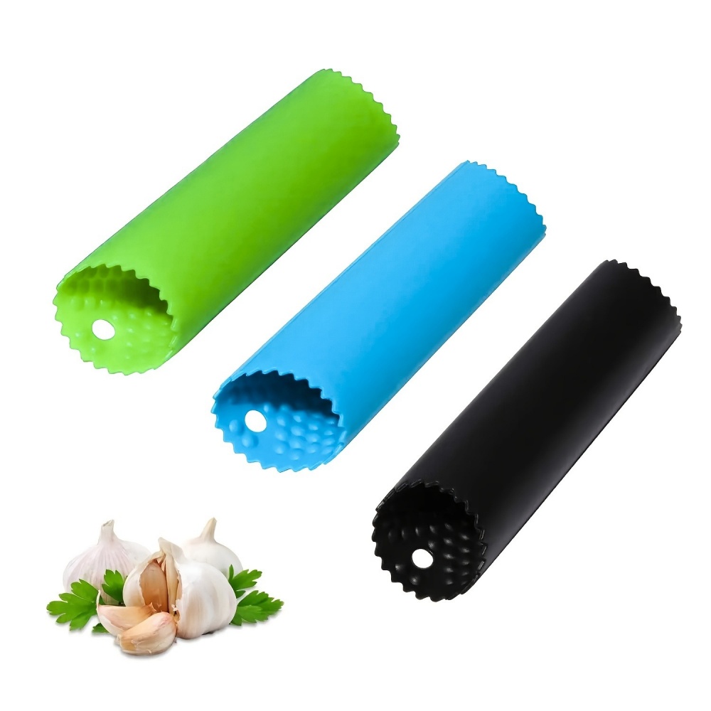 Kitchen Gadgets That Are Useful - Tubo Sbuccia Aglio in Silicone, Utensile