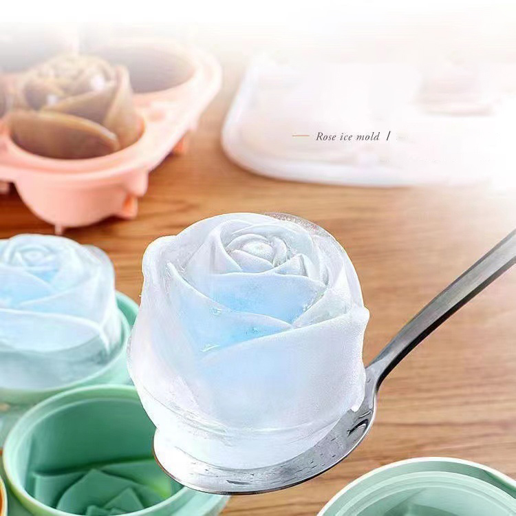 Kitchen Gadgets Baking - Stampi per ghiaccio rosa 3D Stampo