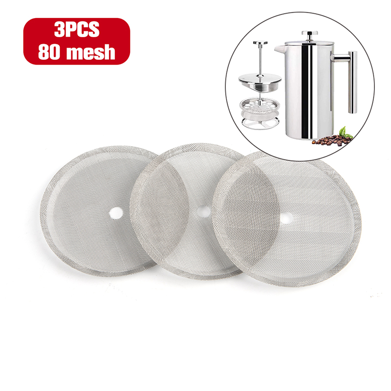 French Press Coffee Maker - Nuovo Set di 3 Pezzi: Caffettiera