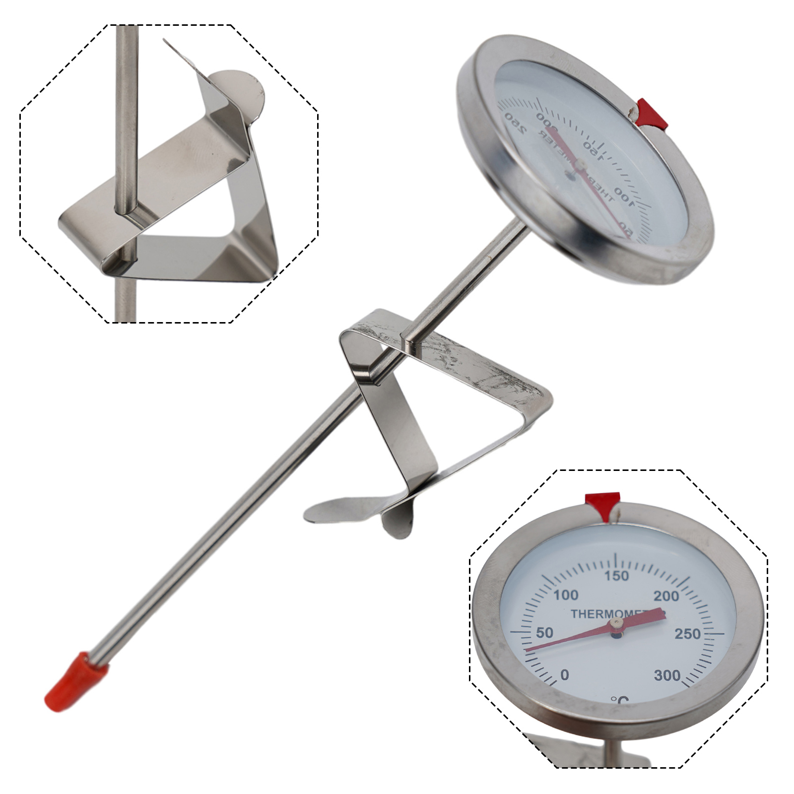 Kitchen Gadgets Tools - Termometro con sonda in acciaio inossidabile