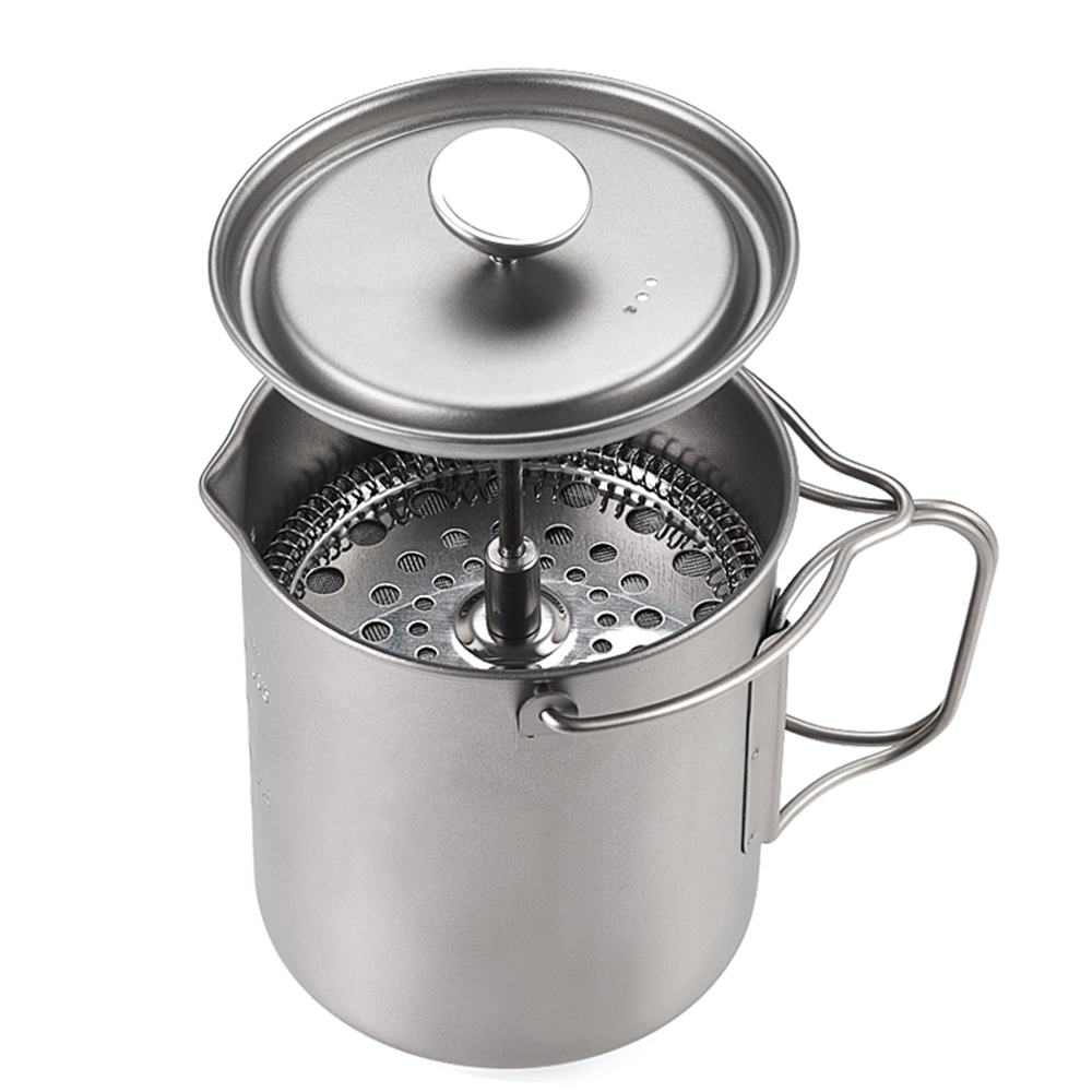 Lixada tazza da caffè in titan - French Press Coffee Maker recensione e prezzo