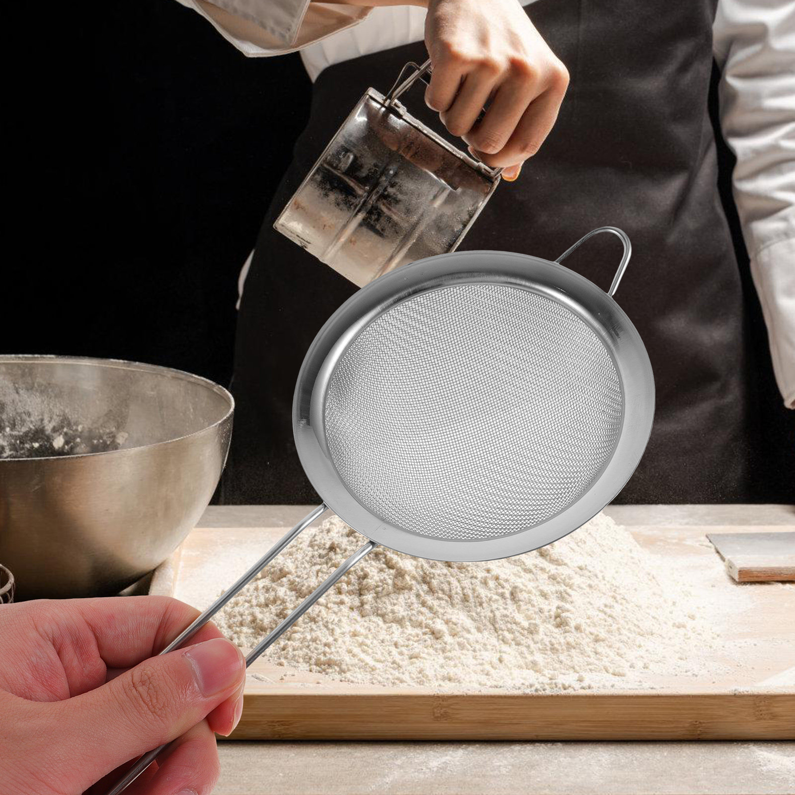 Setaccio per Farina in Acciaio - Kitchen Gadgets Baking recensione e prezzo
